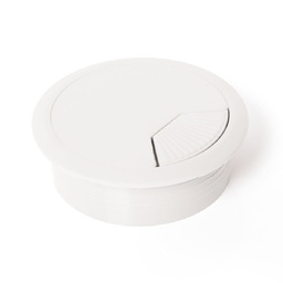 [CD-016B] PASACABLES REDONDO D60MM BLANCO