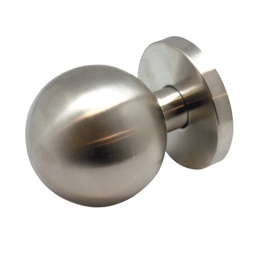 [DK03 SN] BALL SHAPED DOOR KNOB NICKEL