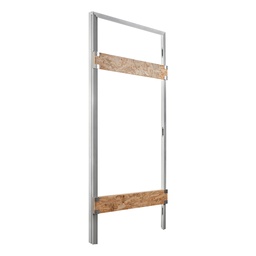 [EU12 90X600] POCKET DOOR SYNTESIS SWING W/HEATHER PUSH DOOR TO THE RIGHT 600X2100X90