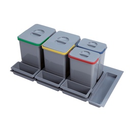 [GN15-230] RECYCLING CONTAINER SET MOD.900 H230 34L