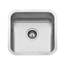 [GN22-450] UNDERMOUNT SINK ROUND EDGE 450X450X150MM, STAINLESS