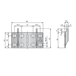 [IDX-05] ENGANCHE DOBLE CINCADO SERIE SCARPI