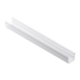 [J004] PERFIL PVC VIT.DOBLE LABIO FLEX.TRANSPARENTE, BARRA DE 3.25M