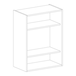 [MA-700X1000AL] WALL CABINET 700X1000 ALUMINIUM