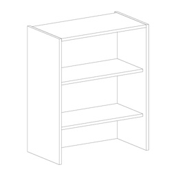 [MACE-550AL] WALL CABINET PULL-OUT HOOD 600X550 ALUMINIUM