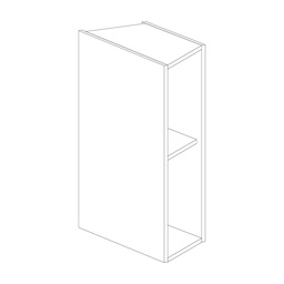 [MBT-700 AL] BASE CABINET DOOR TERMINAL 700 ALUMINIUM