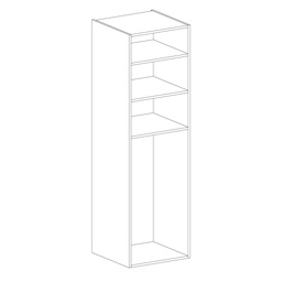 [MC-2000X450A] COLUMN CABINET 2000X450 ALUMINIUM