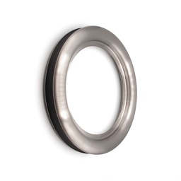 [MC-35-35 SS] MARCO CIRCULAR INOX Ø35mm P/PUERTA 35mm, SATINADO