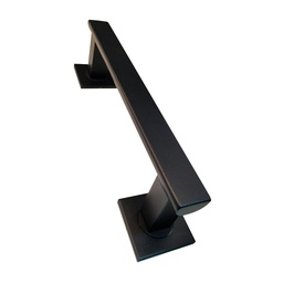 [MI-17320C NE] PULL HANDLE INOX SQUARE ROSETTE 17320 BLACK