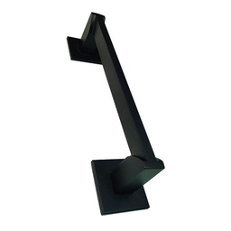 [MI-17330C NE] PULL HANDLE INOX SQUARE ROSETTE 17330 BLACK