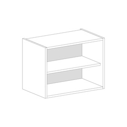 [MT5ASC-400AL] TRASERA MDF 5MM ALTO SOBRECAMPANA 400X600 ALUMINIO
