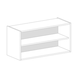 [MT5AT-450X700AL] BACK PANEL MDF 5mm FOR WALL CABINET TRANSVERSAL 700X450 ALUMINIUM