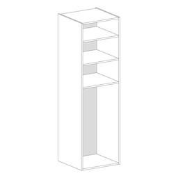 [MT5C-2000X600BL] BACK PANEL MDF 5mm FOR COLUMN CABINET 600X2000 WHITE