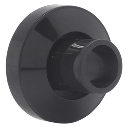 [N-1B N] SOPORTE PARED NYLON NEGRO-SIN MUESCA