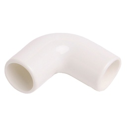 [N-3A B] UNION TUBO L NYLON BLANCO
