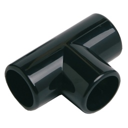 [N-3B N] UNION TUBO T NYLON NEGRO