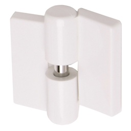 [N-5I B] BISAGRA CABINA SIN MUELLE IZQUIERDA NYLON BLANCO