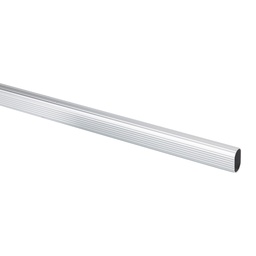[OVAL2] TUBO OVALADO 28X15X2000MM ALUMINIO PLATA, BARRA