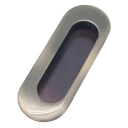 [P4550 C] UÑERO OVALADO PUERTA CORREDERA CUERO