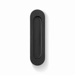 [P4550 NE] UÑERO OVALADO PUERTA CORREDERA NEGRO
