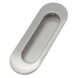 [P4550 SN] UÑERO OVALADO PUERTA CORREDERA NIQUEL
