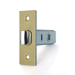 [P45TU-C PVD] PICAPORTE TUBULAR ENTRADA 45mm C/CUADRADO, DORADO