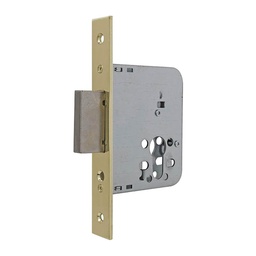[P50ETC GP] CERRADURA EMBUTIR SIMPLE, ENTRADA 50, C/CUAD LATON