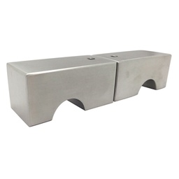[PC007 SS] POMO CUADRADO 30mm*30mm*63mm INOX SATINADO