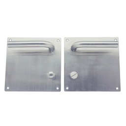 [PCT02BK17 C85] JUEGO MANIVELAL"PLACA CUADRADA 170*170mmC/CONDENA 