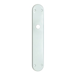 [PL BL] JGO. 2xPLACA LARGA OVALADA SIN BOCALLAVE BLANCO