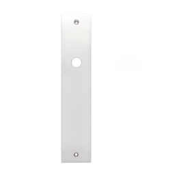 [PLA05 BL] JUEGO 2xPLACAS LARGAS CANTO CUADRADO A05 BLANCO