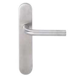 [PLCQDT-02 SS] JGO MANIVELA L CURV C/PLACA LARGA T/OCULTO INOX SS