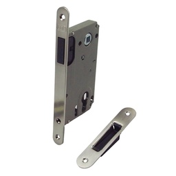 [PM5085SNET] CERRADURA MAGNETICA C/LLAVE S/CILINDRO CANTO RED.N