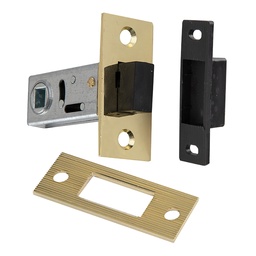 [PM60TU PVD] PICAPORTE TUBULAR MAGNETICO ENTRADA 60, LATON
