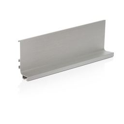 [S12-AM] PERFIL L ABIERTO PARA MUEBLE BAJO,PLATA MATE,BARRA, TIRA DE 4 METROS