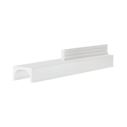 [S26-3000BL] TIRADOR EMBUTIR GOLA SUPERIOR, L3000mm BLANCO,BARR