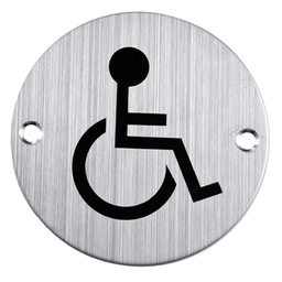 [SP0011] SIGN WC ROUND, DISABLED