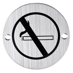 [SP0013] SIGN WC ROUND, NO SMOKING