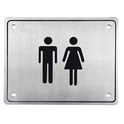 [SP003] SIGN WC SQUARE, MAN&WOMAN