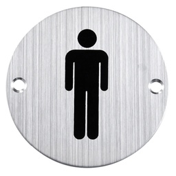 [SP007] SIGN WC ROUND, MAN