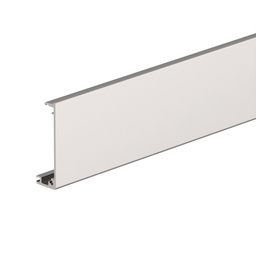 [W3-2000AP] PERFIL ALUM. TAPA FRONTAL L2000MM, ANOD PLATA