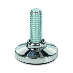 [CD-019] NIVELADORA M6 15-30MM ALTO C/EMBELLECEDOR CROMADO