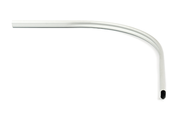 [OVAL CUR] BARRA OVALADA 15X28  ALUMINIO MATE CURVADO 90º 