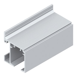 [GR44] KIT CARRIL INDIVIDUAL A PARED Z10 PLATA MATE 4M